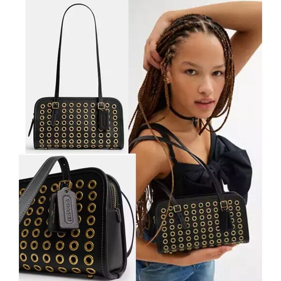Coach Handbags - NEW WITH TAGS! Coach Limited Edition Swing Zip Bag With Grommets